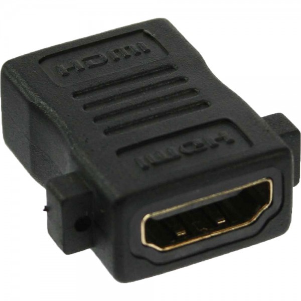 InLine® HDMI Adapter zum Einbau, HDMI A Buchse/Buchse, vergoldete Kontakte, 4K2K kompatibel