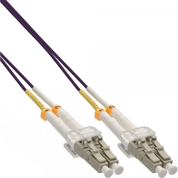 InLine® LWL Duplex Kabel, LC/LC, 50/125µm, OM4, 40m