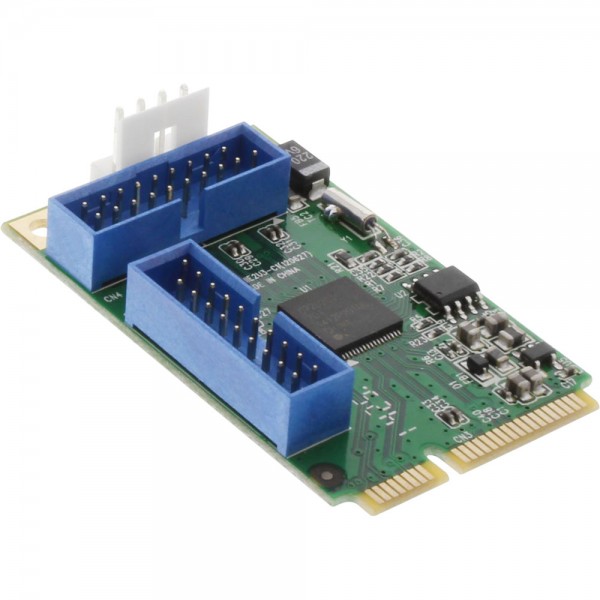 InLine® Mini-PCIe Karte, 4x USB 3.0