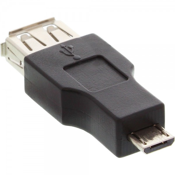 InLine® Micro-USB OTG Adapter, Micro-B Stecker an USB A Buchse